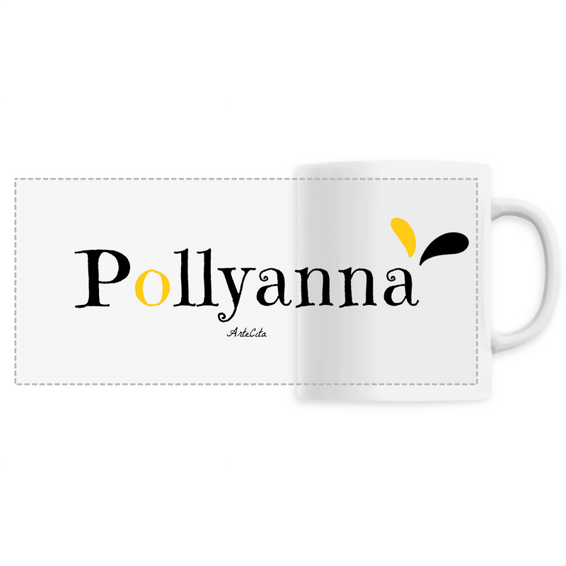 Cadeau anniversaire : Mug - Pollyanna - 6 Coloris - Cadeau Original - Cadeau Personnalisable - Cadeaux-Positifs.com -Unique-Blanc-