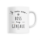 Mug - Une Boss trop Géniale - 6 Coloris - Cadeau Original - Cadeau Personnalisable - Cadeaux-Positifs.com -Unique-Blanc-