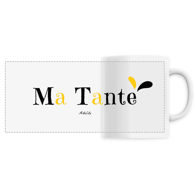 Cadeau anniversaire : Mug - Ma Tante - 6 Coloris - Cadeau Original - Cadeau Personnalisable - Cadeaux-Positifs.com -Unique-Blanc-