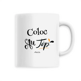 Mug - Coloc au Top - 6 Coloris - Cadeau Original - Cadeau Personnalisable - Cadeaux-Positifs.com -Unique-Blanc-