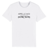 T-shirt Premium à Personnaliser - Appelle-Moi XXX - 12 Coloris - Cadeau Personnalisable - Cadeau Personnalisable - Cadeaux-Positifs.com -XS-Blanc-