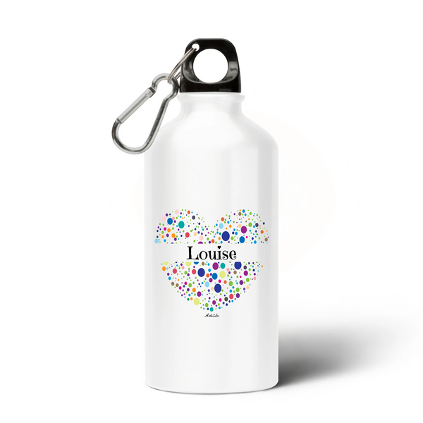 Gourde - Louise (Coeur) - Sans BPA - Cadeau Unique & Tendre - Cadeau Personnalisable - Cadeaux-Positifs.com -Unique-Blanc-