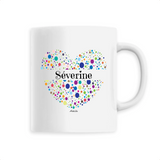Mug - Séverine (Coeur) - 6 Coloris - Cadeau Unique & Tendre - Cadeau Personnalisable - Cadeaux-Positifs.com -Unique-Blanc-