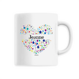 Mug - Jeanne (Coeur) - 6 Coloris - Cadeau Unique & Tendre - Cadeau Personnalisable - Cadeaux-Positifs.com -Unique-Blanc-