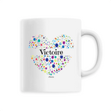 Mug - Victoire (Coeur) - 6 Coloris - Cadeau Unique & Tendre - Cadeau Personnalisable - Cadeaux-Positifs.com -Unique-Blanc-