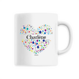 Mug - Charlène (Coeur) - 6 Coloris - Cadeau Unique & Tendre - Cadeau Personnalisable - Cadeaux-Positifs.com -Unique-Blanc-