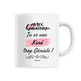 Mug - Merci tu es une Kiné trop Géniale - 6 Coloris - Cadeau Original - Cadeau Personnalisable - Cadeaux-Positifs.com -Unique-Blanc-