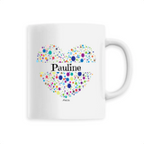 Mug - Pauline (Coeur) - 6 Coloris - Cadeau Unique & Tendre - Cadeau Personnalisable - Cadeaux-Positifs.com -Unique-Blanc-