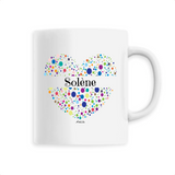 Mug - Solène (Coeur) - 6 Coloris - Cadeau Unique & Tendre - Cadeau Personnalisable - Cadeaux-Positifs.com -Unique-Blanc-