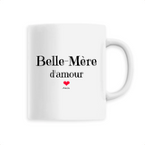 Mug - Belle-Mère d'amour - 6 Coloris - Cadeau Original - Cadeau Personnalisable - Cadeaux-Positifs.com -Unique-Blanc-