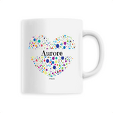 Mug - Aurore (Coeur) - 6 Coloris - Cadeau Unique & Tendre - Cadeau Personnalisable - Cadeaux-Positifs.com -Unique-Blanc-