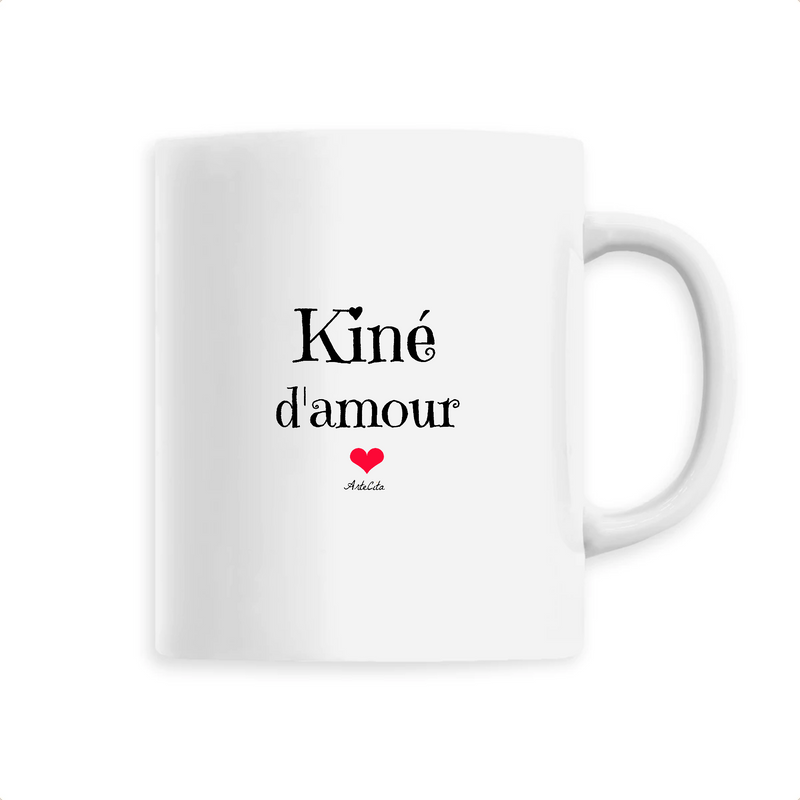 Cadeau anniversaire : Mug - Kiné d'amour - 6 Coloris - Cadeau Original & Unique - Cadeau Personnalisable - Cadeaux-Positifs.com -Unique-Blanc-