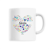 Mug - Alexis (Coeur) - 6 Coloris - Cadeau Unique & Tendre - Cadeau Personnalisable - Cadeaux-Positifs.com -Unique-Blanc-