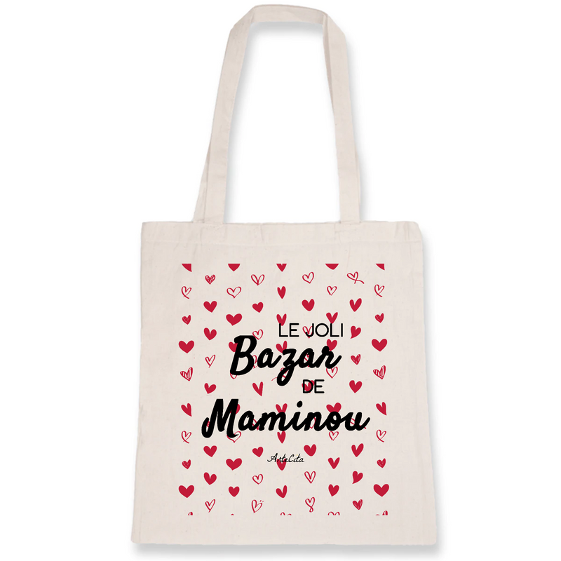 Cadeau anniversaire : Tote Bag - Le joli Bazar de Maminou - Cadeau Durable & Original - Cadeau Personnalisable - Cadeaux-Positifs.com -Unique-Blanc-