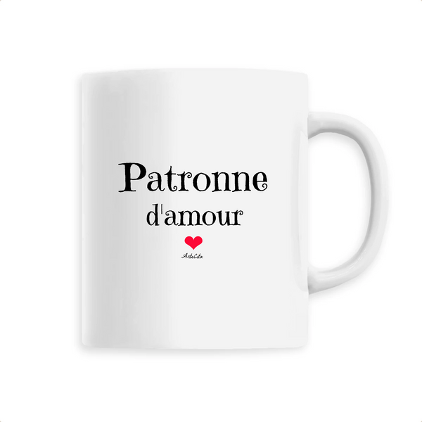 Mug - Patronne d'amour - 6 Coloris - Cadeau Original - Cadeau Personnalisable - Cadeaux-Positifs.com -Unique-Blanc-