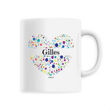 Mug - Gilles (Coeur) - 6 Coloris - Cadeau Unique & Tendre - Cadeau Personnalisable - Cadeaux-Positifs.com -Unique-Blanc-