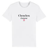 T-Shirt - Chouchou d'amour - Coton Bio - Unisexe - Cadeau Original - Cadeau Personnalisable - Cadeaux-Positifs.com -XS-Blanc-