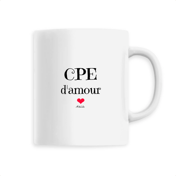 Mug - CPE d'amour - 6 Coloris - Cadeau Original & Unique - Cadeau Personnalisable - Cadeaux-Positifs.com -Unique-Blanc-