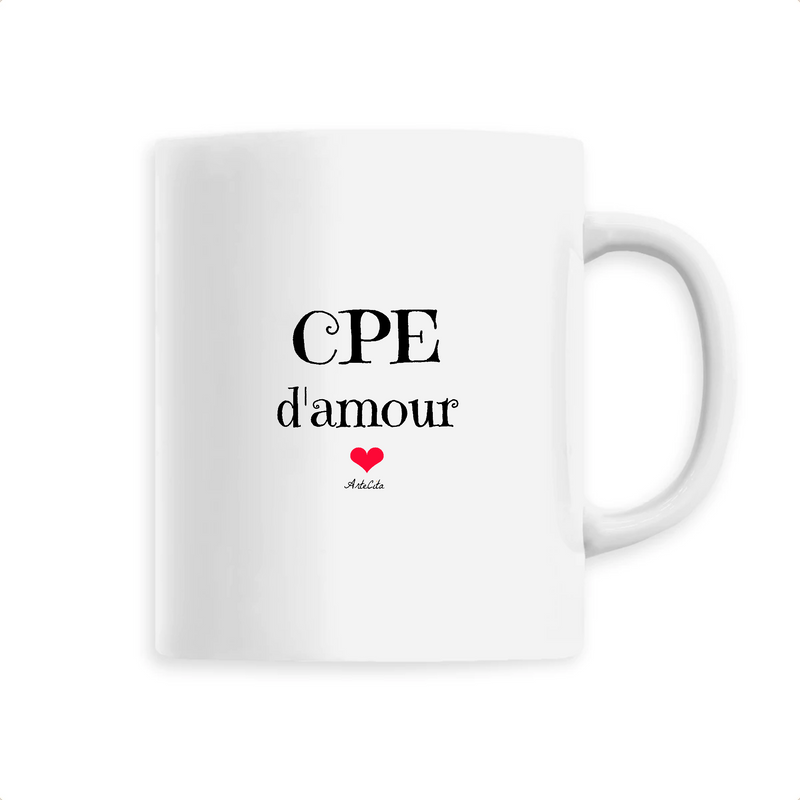 Cadeau anniversaire : Mug - CPE d'amour - 6 Coloris - Cadeau Original & Unique - Cadeau Personnalisable - Cadeaux-Positifs.com -Unique-Blanc-