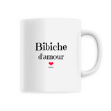 Mug - Bibiche d'amour - 6 Coloris - Cadeau Original & Tendre - Cadeau Personnalisable - Cadeaux-Positifs.com -Unique-Blanc-