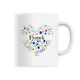 Mug - Franck (Coeur) - 6 Coloris - Cadeau Unique & Tendre - Cadeau Personnalisable - Cadeaux-Positifs.com -Unique-Blanc-