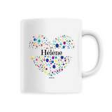 Mug - Hélène (Coeur) - 6 Coloris - Cadeau Unique & Tendre - Cadeau Personnalisable - Cadeaux-Positifs.com -Unique-Blanc-