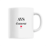 Mug - AVS d'amour - 6 Coloris - Cadeau Original & Tendre - Cadeau Personnalisable - Cadeaux-Positifs.com -Unique-Blanc-