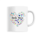 Mug - Belle-Mère (Coeur) - 6 Coloris - Cadeau Unique & Tendre - Cadeau Personnalisable - Cadeaux-Positifs.com -Unique-Blanc-