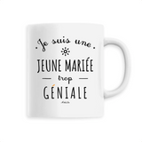 Mug - Une Jeune Mariée trop Géniale - 6 Coloris - Cadeau Original - Cadeau Personnalisable - Cadeaux-Positifs.com -Unique-Blanc-