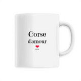 Mug - Corse d'amour - 6 Coloris - Cadeau Original & Tendre - Cadeau Personnalisable - Cadeaux-Positifs.com -Unique-Blanc-