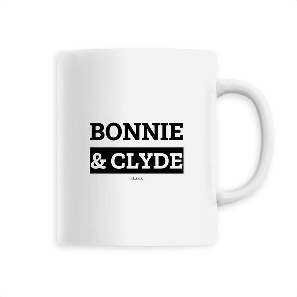 Mug - Bonnie & Clyde - 6 Coloris - Cadeau Original & Mythique - Cadeau Personnalisable - Cadeaux-Positifs.com -Unique-Blanc-
