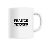 Mug - France & Michel - 6 Coloris - Cadeau Original & Mythique - Cadeau Personnalisable - Cadeaux-Positifs.com -Unique-Blanc-