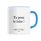 Mug - Tu peux le faire - 6 Coloris - Cadeau Motivant - Cadeau Personnalisable - Cadeaux-Positifs.com -Unique-Bleu-