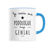 Mug - Un Podologue trop Génial - 6 Coloris - Cadeau Original - Cadeau Personnalisable - Cadeaux-Positifs.com -Unique-Bleu-