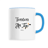 Mug - Tonton au Top - 6 Coloris - Cadeau Original - Cadeau Personnalisable - Cadeaux-Positifs.com -Unique-Bleu-