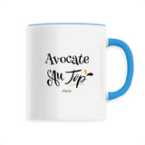 Mug - Avocate au Top - 6 Coloris - Cadeau Original - Cadeau Personnalisable - Cadeaux-Positifs.com -Unique-Bleu-