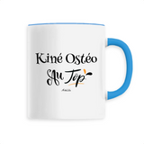 Mug - Kiné Ostéo au Top - 6 Coloris - Cadeau Original - Cadeau Personnalisable - Cadeaux-Positifs.com -Unique-Bleu-