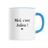 Mug - Moi c'est Julien - 6 Coloris - Cadeau Original - Cadeau Personnalisable - Cadeaux-Positifs.com -Unique-Bleu-