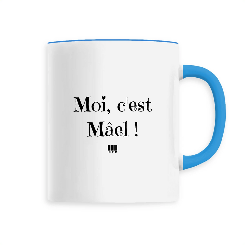 Cadeau anniversaire : Mug - Moi c'est Mâel - 6 Coloris - Cadeau Original - Cadeau Personnalisable - Cadeaux-Positifs.com -Unique-Bleu-