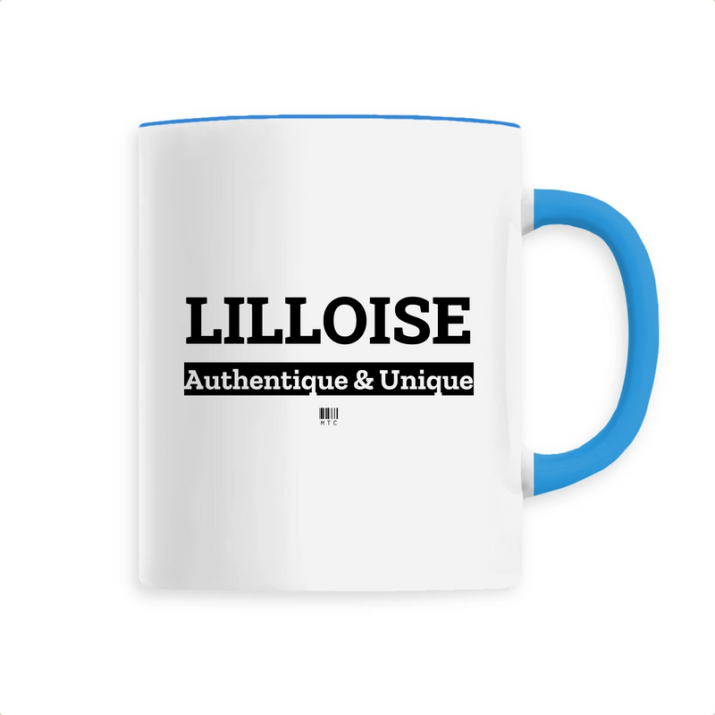 Cadeau anniversaire : Mug - Lilloise - 6 Coloris - Cadeau Original - Cadeau Personnalisable - Cadeaux-Positifs.com -Unique-Bleu-