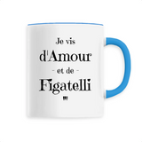 Mug - Amour et Figatelli - 6 Coloris - Cadeau Original - Cadeau Personnalisable - Cadeaux-Positifs.com -Unique-Bleu-