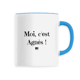 Mug - Moi c'est Agnès - 6 Coloris - Cadeau Original - Cadeau Personnalisable - Cadeaux-Positifs.com -Unique-Bleu-