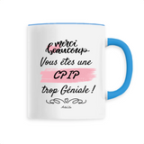 Mug - Merci, vous êtes une CPIP trop Géniale - 6 Coloris - Cadeau Personnalisable - Cadeaux-Positifs.com -Unique-Bleu-