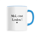 Mug - Moi c'est Loulou - 6 Coloris - Cadeau Original - Cadeau Personnalisable - Cadeaux-Positifs.com -Unique-Bleu-