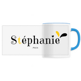 Mug - Stéphanie - 6 Coloris - Cadeau Original - Cadeau Personnalisable - Cadeaux-Positifs.com -Unique-Bleu-