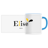 Mug - Elise - 6 Coloris - Cadeau Original - Cadeau Personnalisable - Cadeaux-Positifs.com -Unique-Bleu-