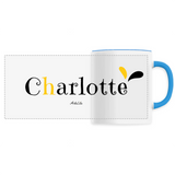 Mug - Charlotte - 6 Coloris - Cadeau Original - Cadeau Personnalisable - Cadeaux-Positifs.com -Unique-Bleu-