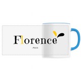 Mug - Florence - 6 Coloris - Cadeau Original - Cadeau Personnalisable - Cadeaux-Positifs.com -Unique-Bleu-