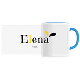 Mug - Elena - 6 Coloris - Cadeau Original - Cadeau Personnalisable - Cadeaux-Positifs.com -Unique-Bleu-