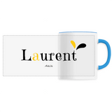Mug - Laurent - 6 Coloris - Cadeau Original - Cadeau Personnalisable - Cadeaux-Positifs.com -Unique-Bleu-